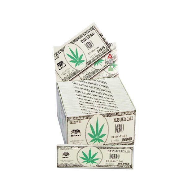 Breit 100 Dollar King Size Papers BOX