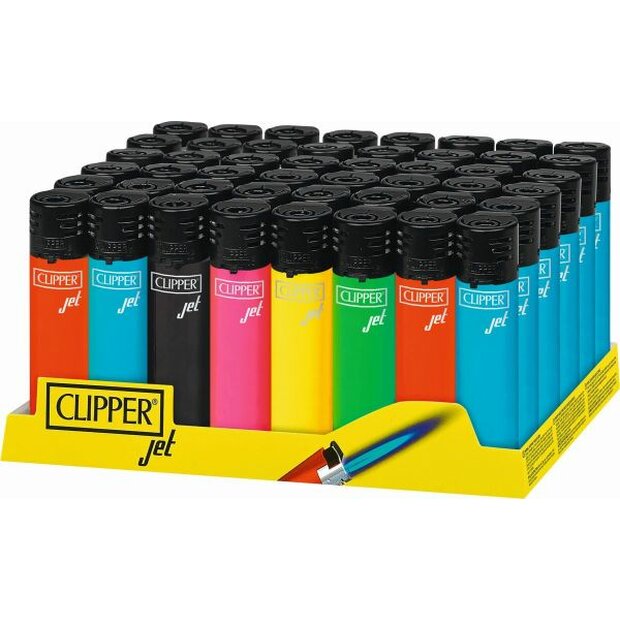 Clipper Plastik Jetflamme - Shiny Colours