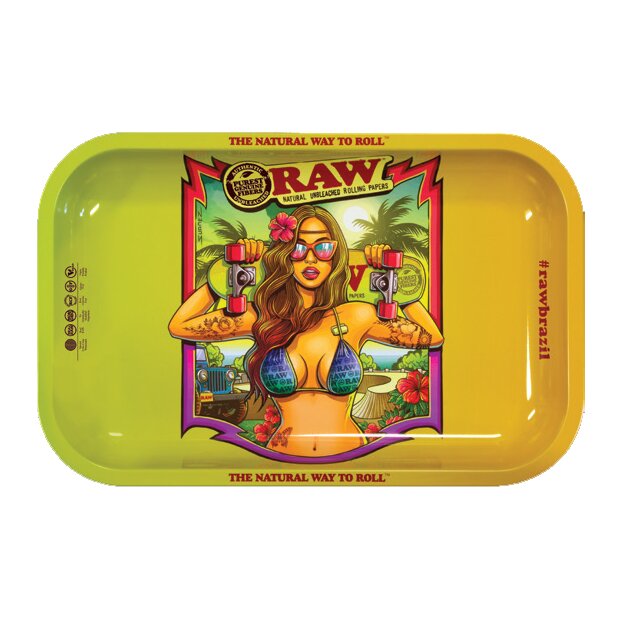 RAW Rolling Tray M - "Brazil"