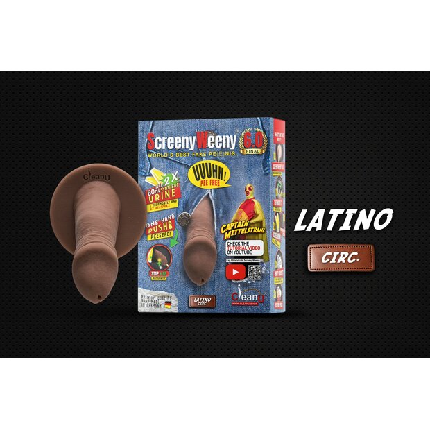 WHIZZINATOR Screeny Weeny 6.0 Latino Brown Circumcised - Beschnitten