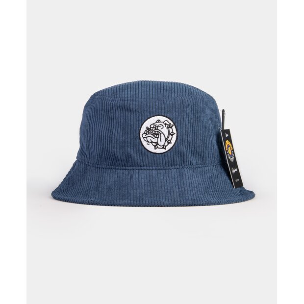 THE BULLDOG Bucket Hat Navy