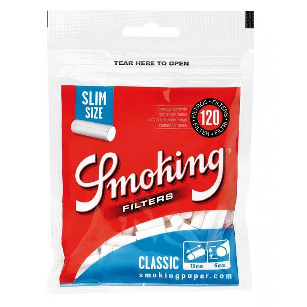 Smoking Slim Classic Filter 120 Stck