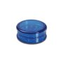 Acrylgrinder Rund mit Deckel Blau