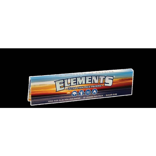 ELEMENTS King Size Slim Papers 1 Stück