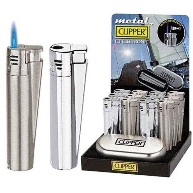 Clipper Jetflamme - Silber poliert/matt